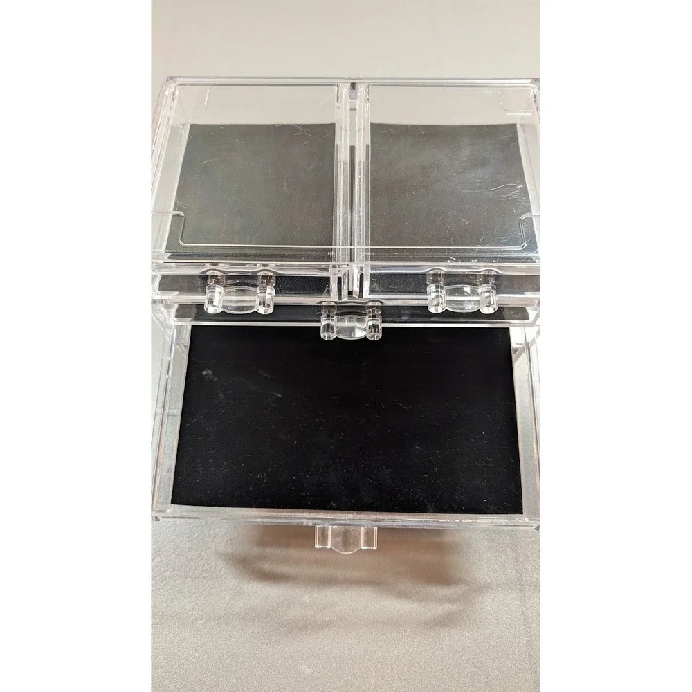 Premium Acrylic 6 Drawer Storage Box Organizer‎ for Coins Currency Collectibles